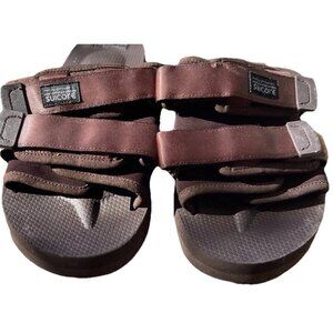 SUICOKE Moto-Cab Sandals Men’s Sz 8 Brown OG-056VS Slides Comfort